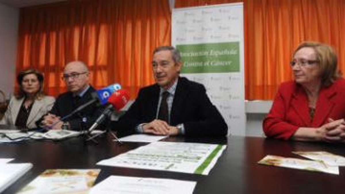 María, responsable de la asociación en Astorga, Palomo, De Abajo y Concepción, de Ponferrada.