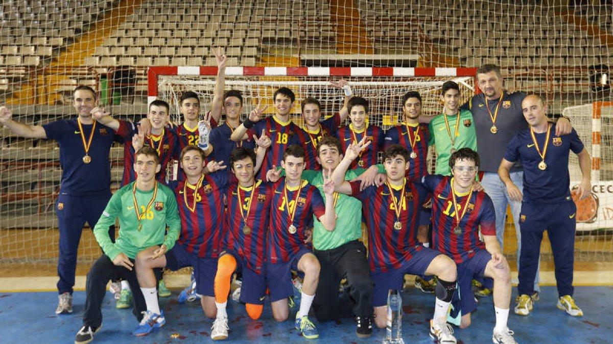 El Barcelona fue el mejor en el Nacional cadete.