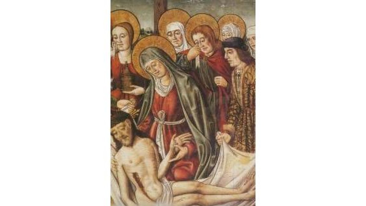 Piedad del siglo XVI de un pintor anónimo