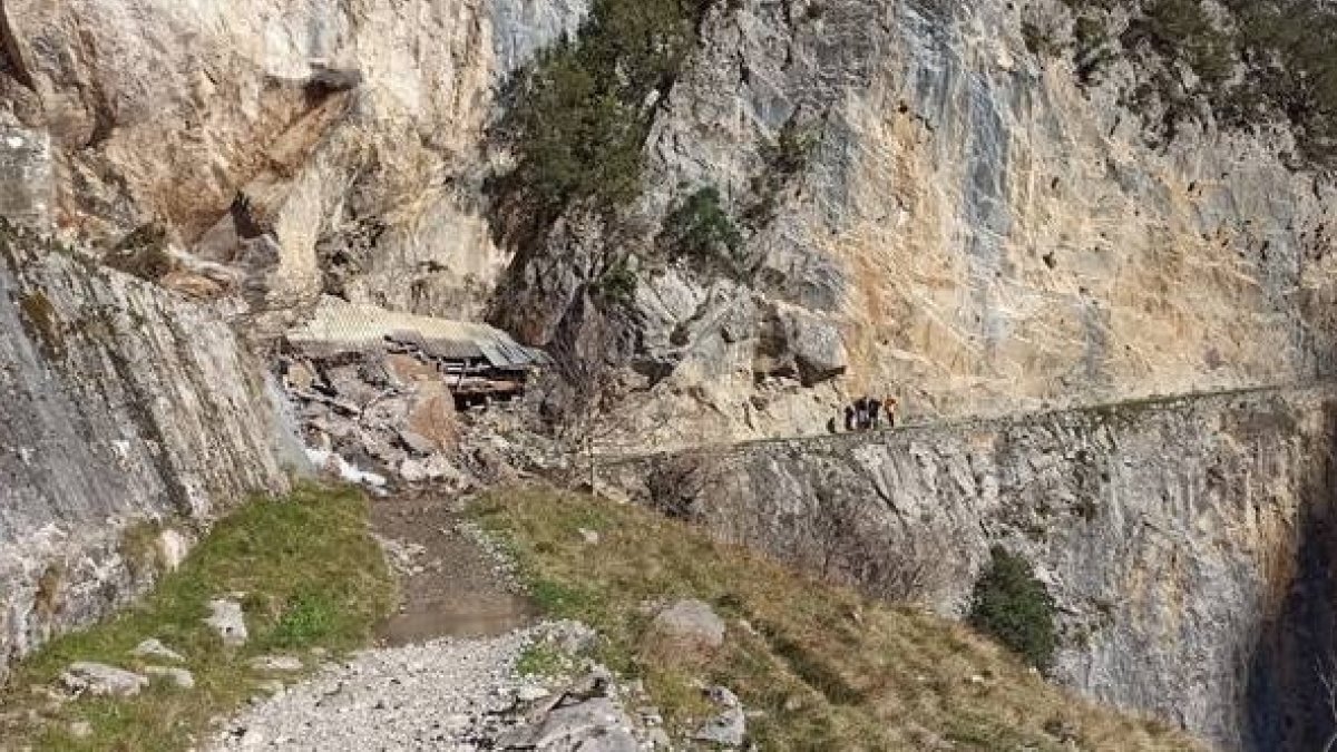 Estado en el que se encuentra actualmente la Ruta del Cares. 112 ASTURIAS