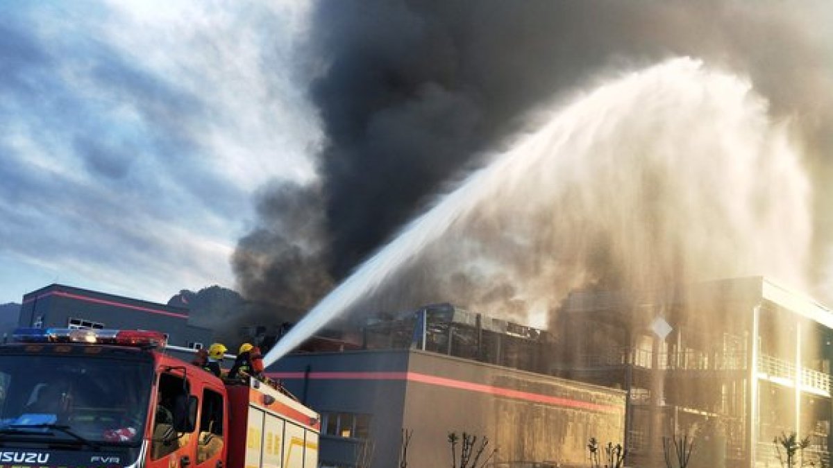 Explosión en una planta química de China.