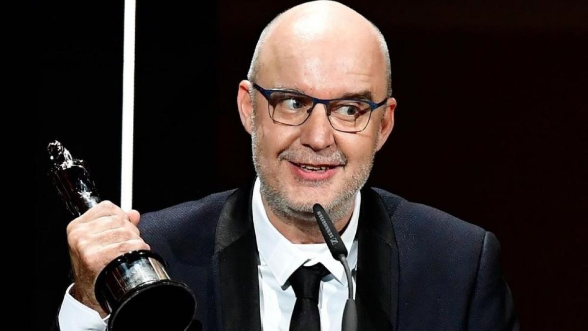 Juanjo Giménez, con el premio a mejor corto europeo por Timecode