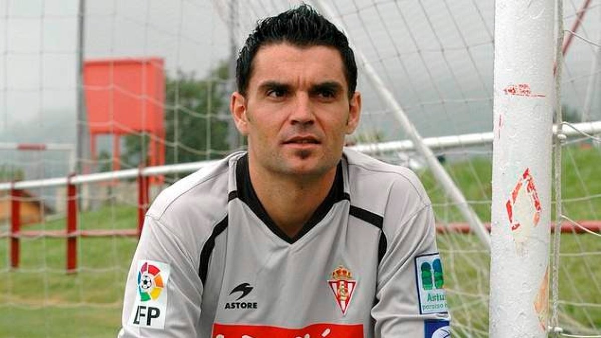 El portero leonés Juan Pablo Colinas