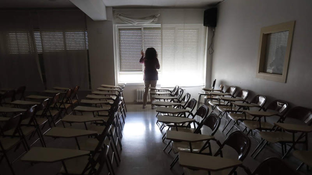 El profesorado es de los colectivos más numerosos. JESÚS F. SALVADORES
