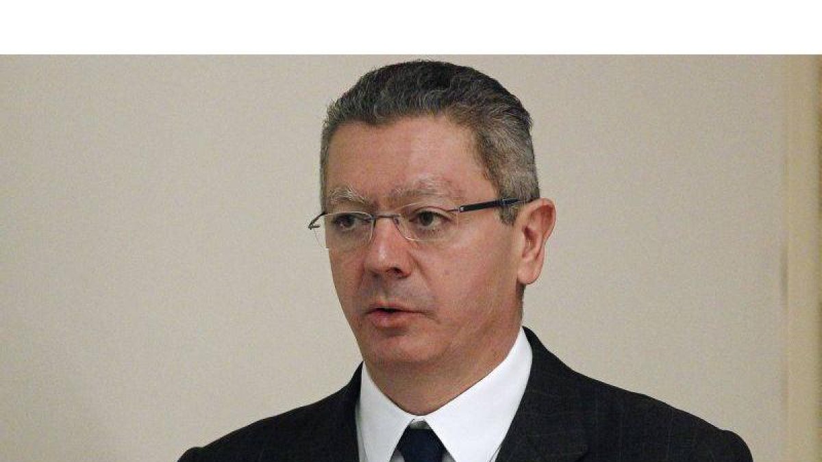 El ministro de Justicia, Alberto Ruiz-Gallardón.