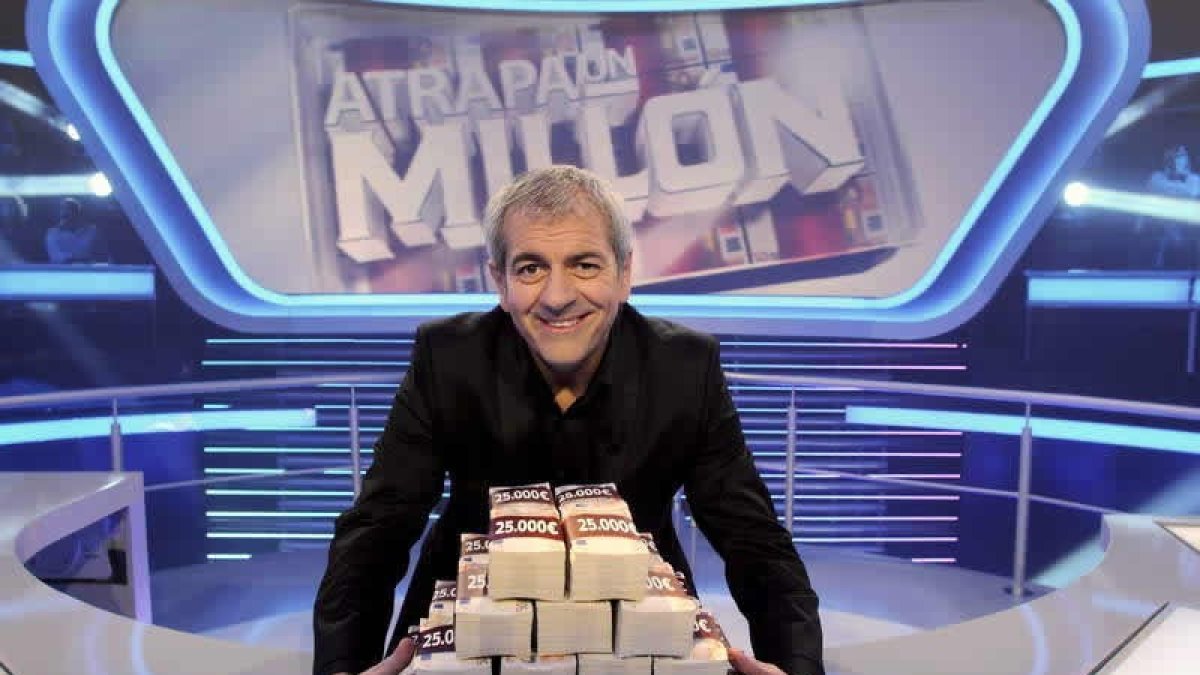 Carlos Sobera, presentador del concurso de la cadena Antena 3 ‘Atrapa un millón’.