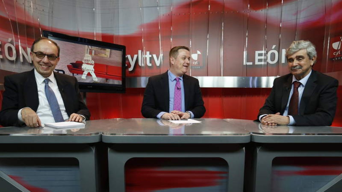 José Luis Chamosa, el periodista Germán Gavela y Juan Francisco García Marín. ramiro