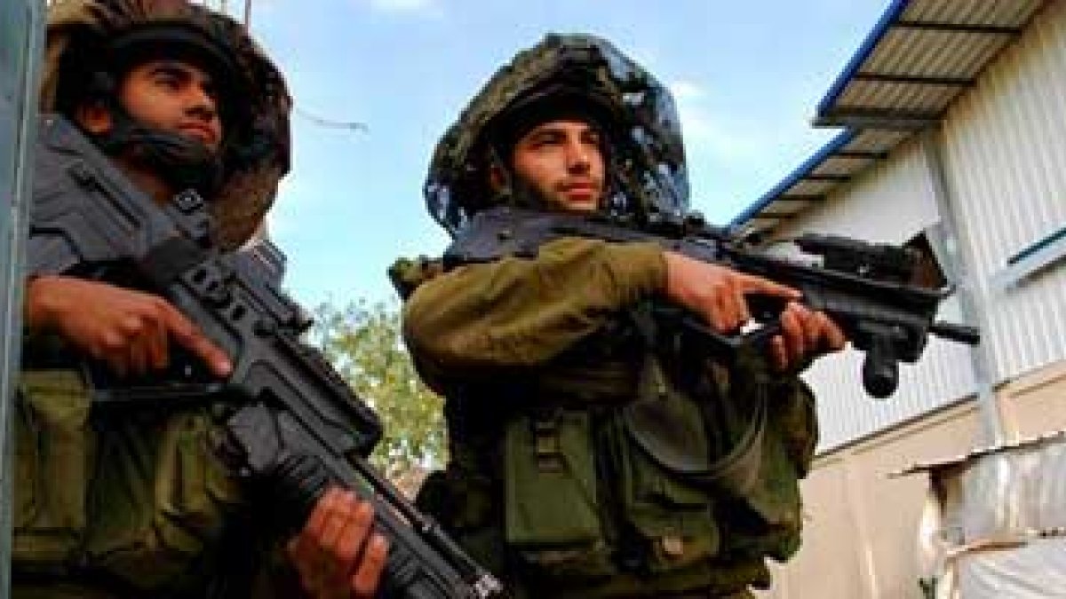 Soldados israelíes durante una operación al interior de la Franja de Gaza.