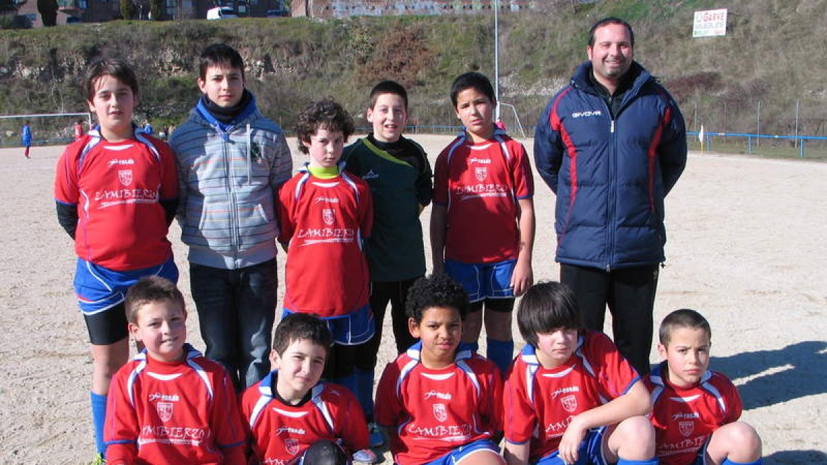 Formación del San Ignacio B que milita en 2.ª Alevín.