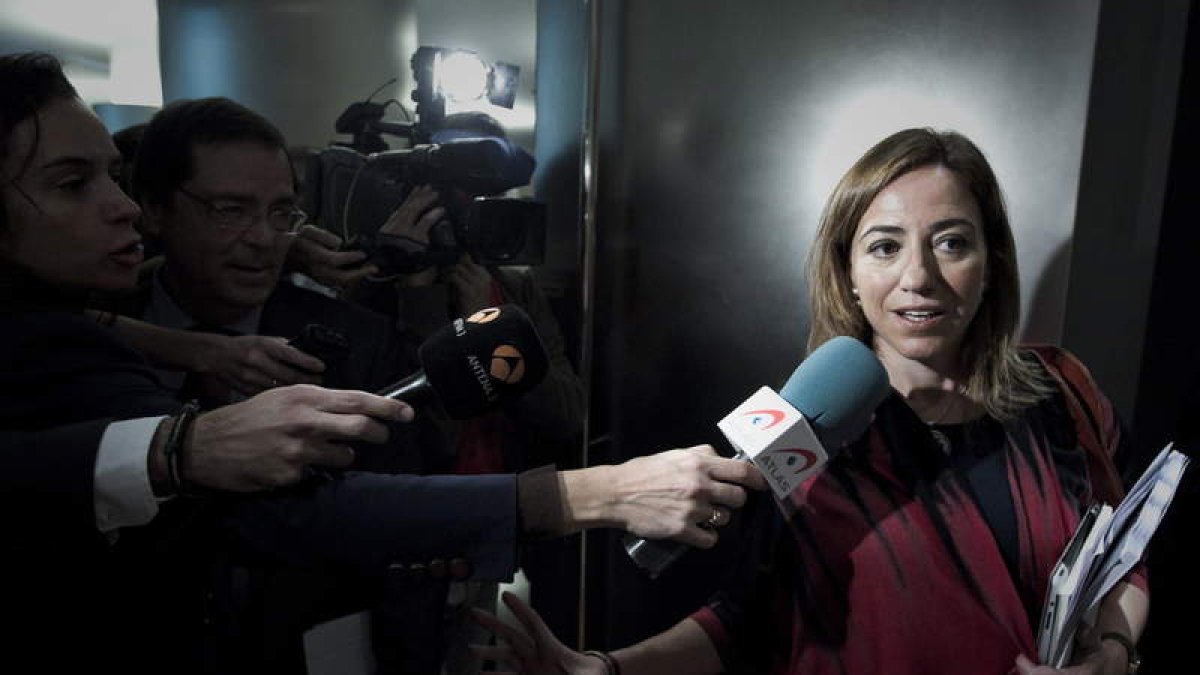 La diputada socialista Carme Chacón.