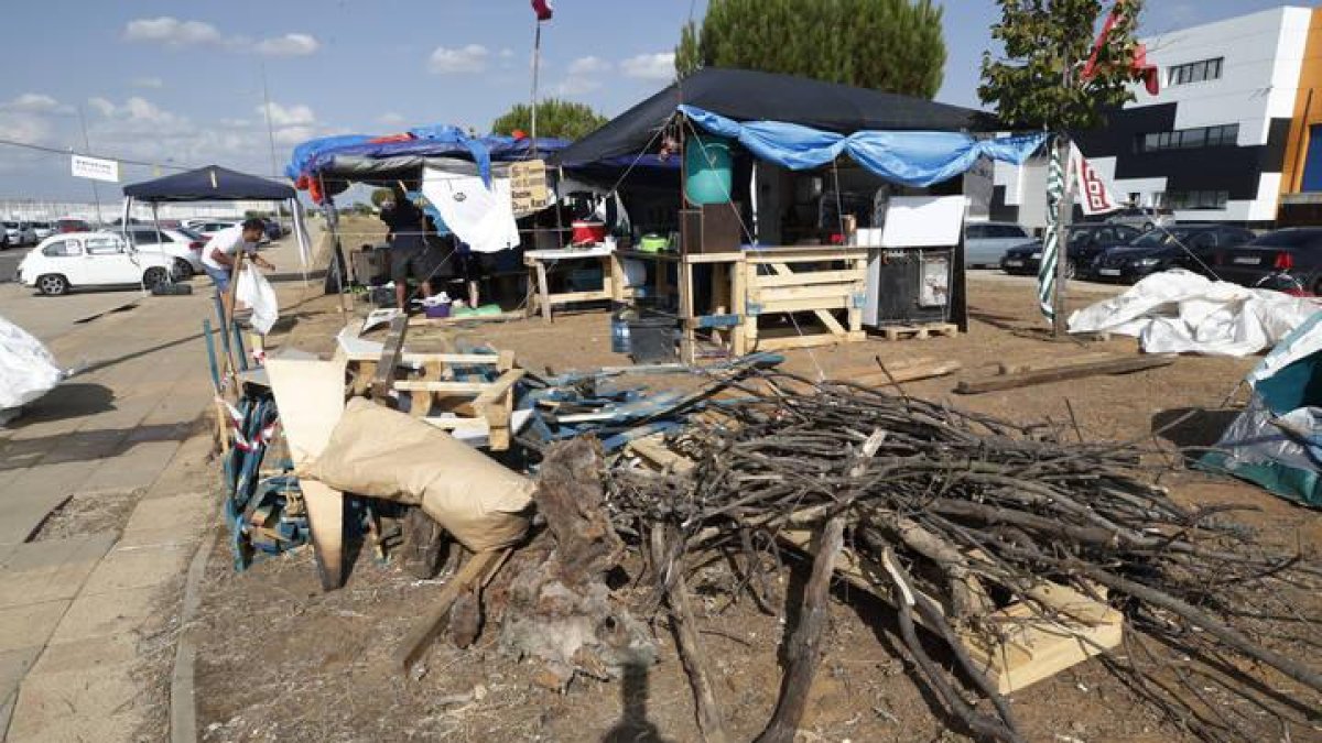 Imagen del campamento de Vestas
