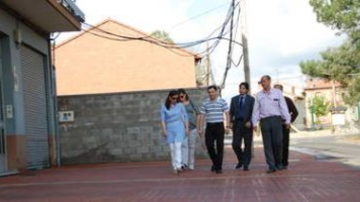 Recepción de las obras de la calle La Fuente de Villabalter.