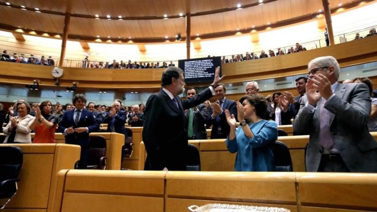 El Pleno del Senado que dará el aval al artículo 155.