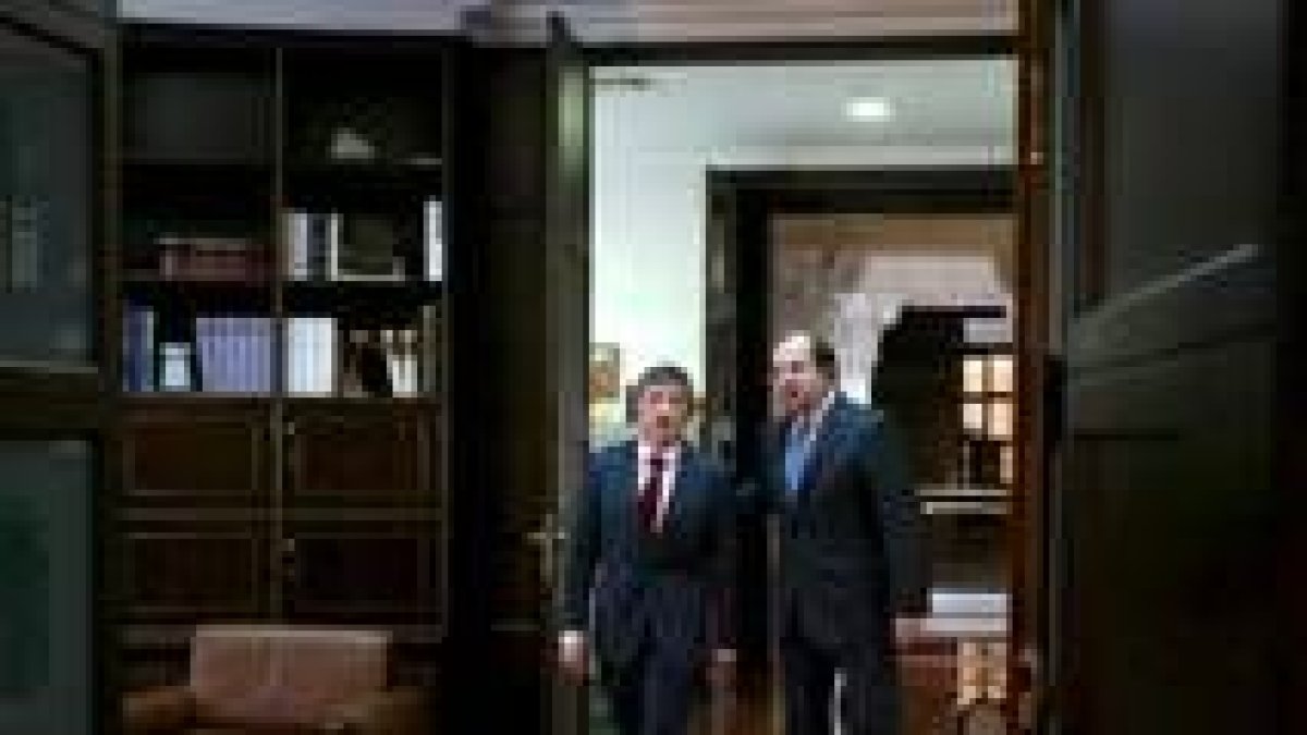 Francisco Fernández y Juan Vicente Herrera se reunieron durante cerca de una hora en Valladolid