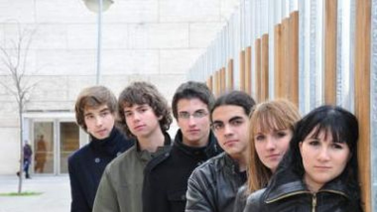 El grupo Speedway, integrado por alumnos del Instituto Ordoño II de León.