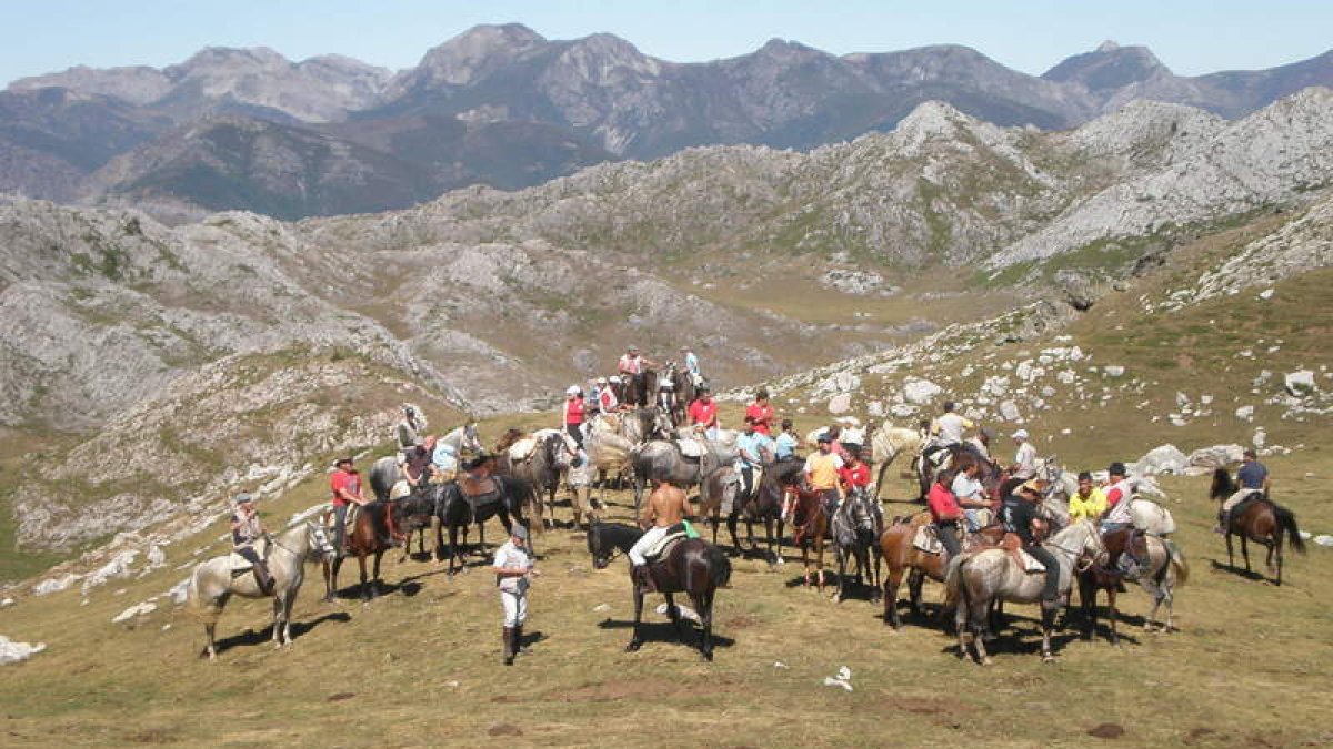 La quedada del sábado se hizo en San Emiliano, en el valle de Babia.