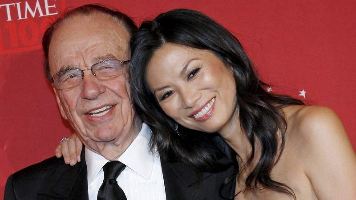 El magnate de los medios de comunicación Rupert Murdoch y a su mujer Wendi Deng, en el 2008.