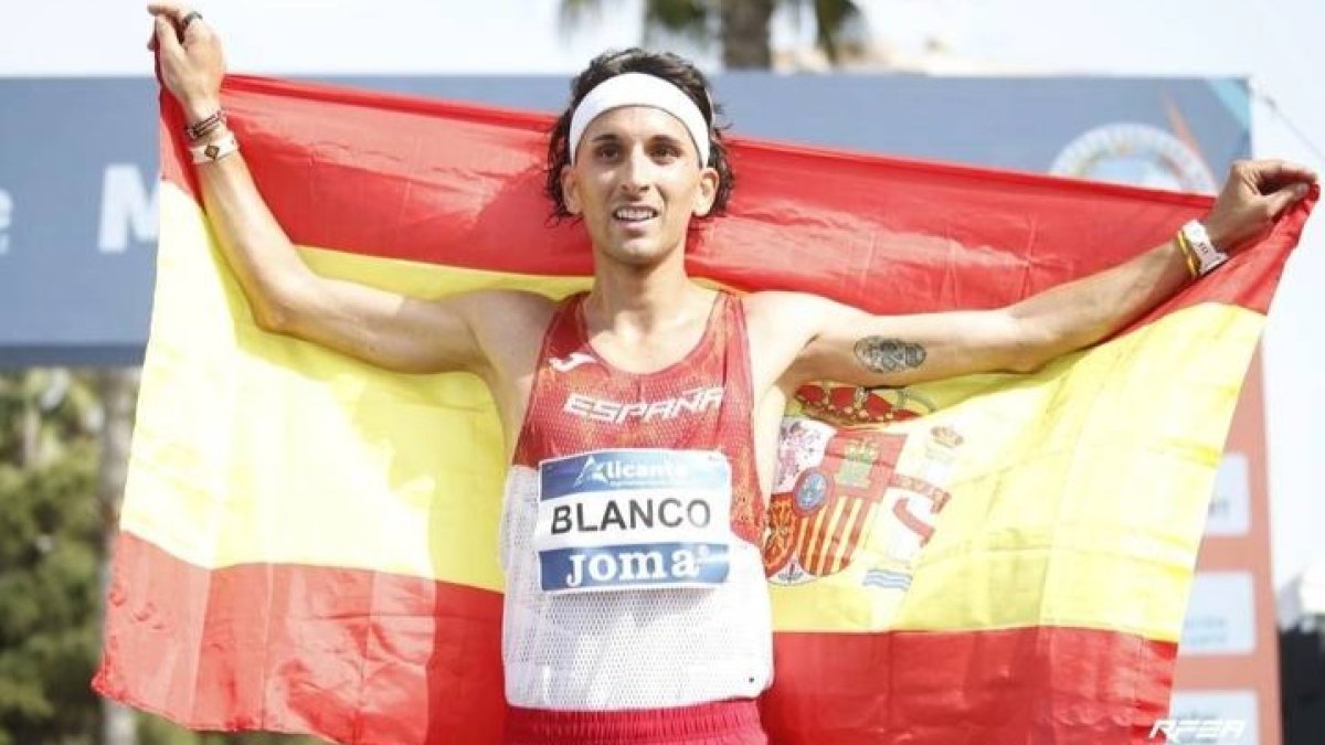 Jorge Blanco, campeón de España de maratón. DL