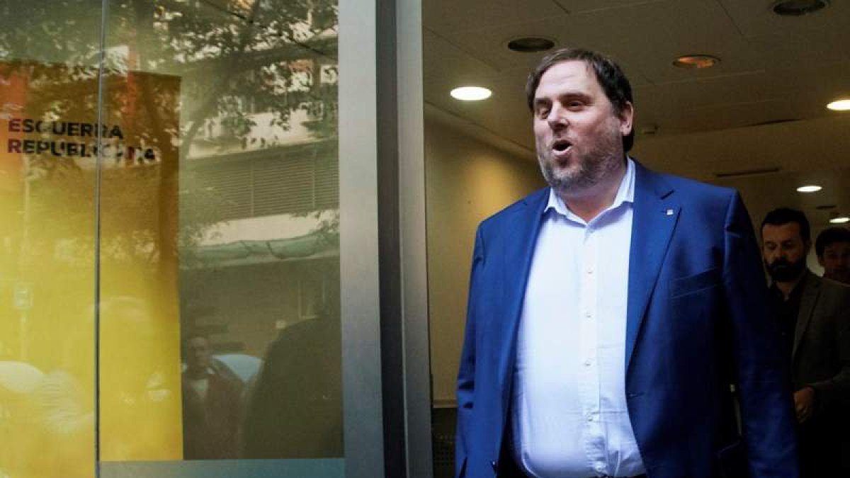 El exvicepresidente del Govern, Oriol Junqueras. MARTA PÉREZ