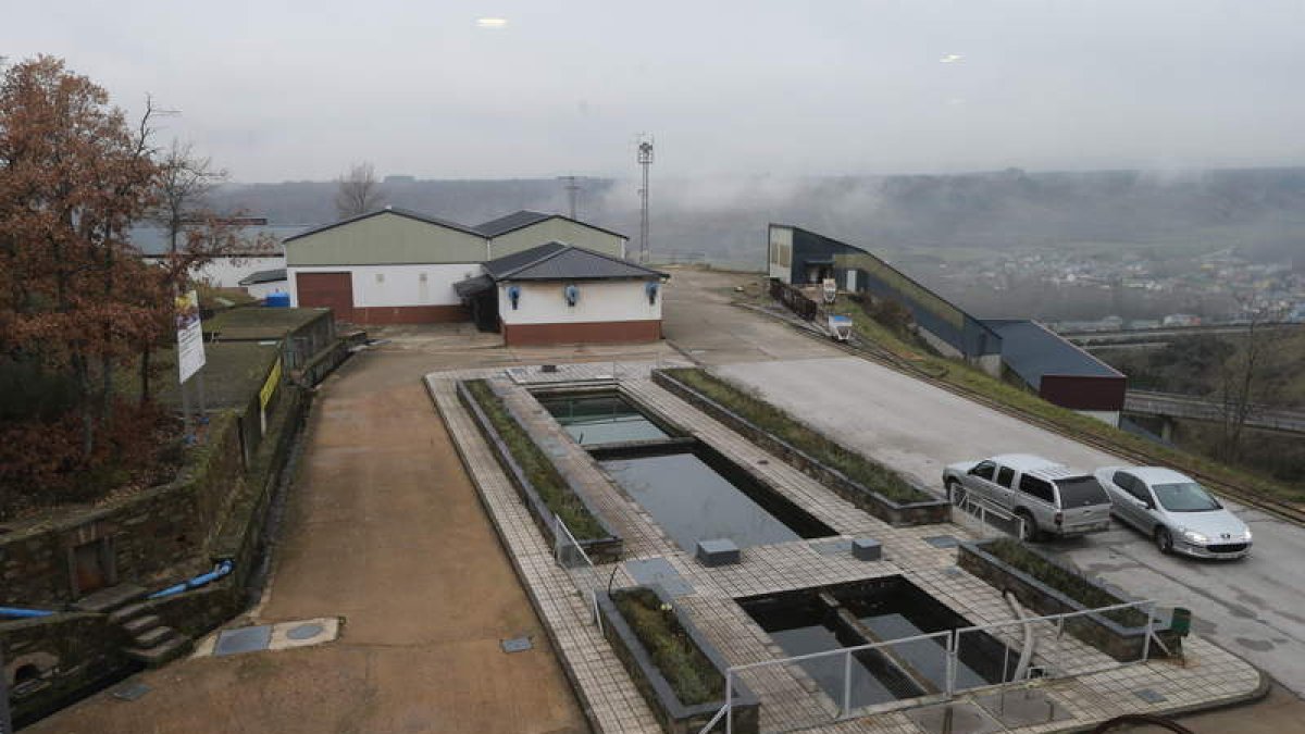 Instalaciones de la Fundación Santa Bárbara, en Folgoso. L. DE LA MATA