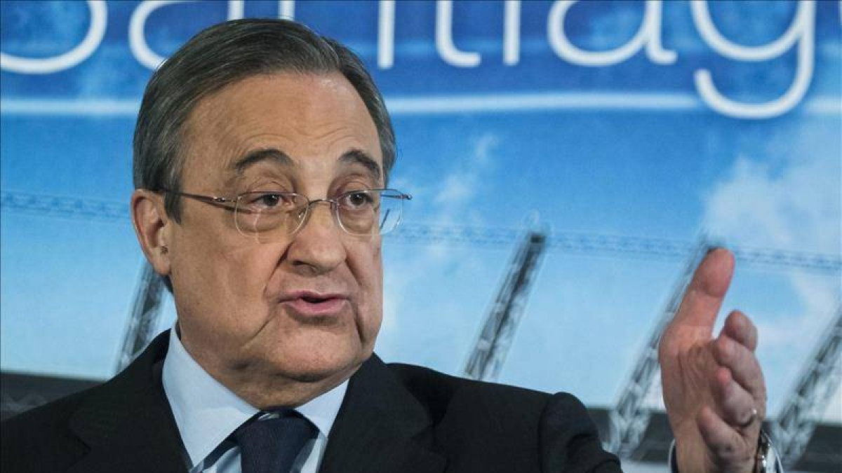 El presidente del Real Madrid, Florentino Pérez.