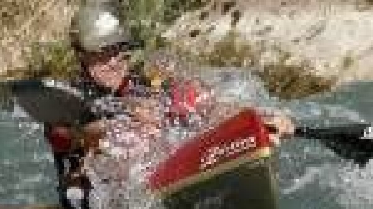 Siro González, uno de los palistas leoneses triunfadores en Hungría