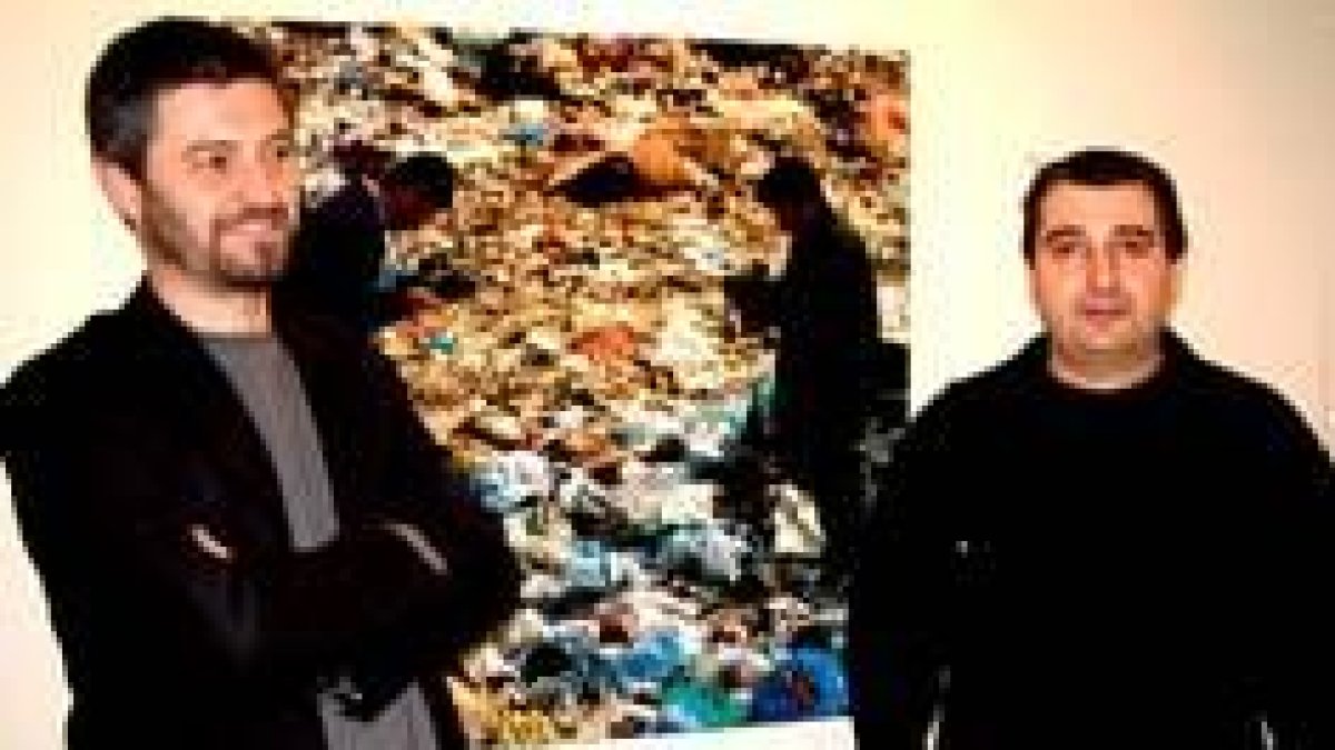 La pareja de artistas leoneses formada por Juárez y Palmero