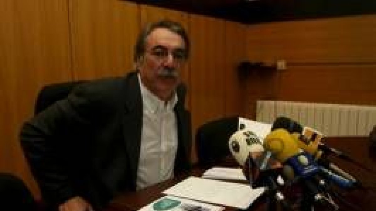 El secretario comarcal del PSOE, Antonio Canedo, en una foto de archivo