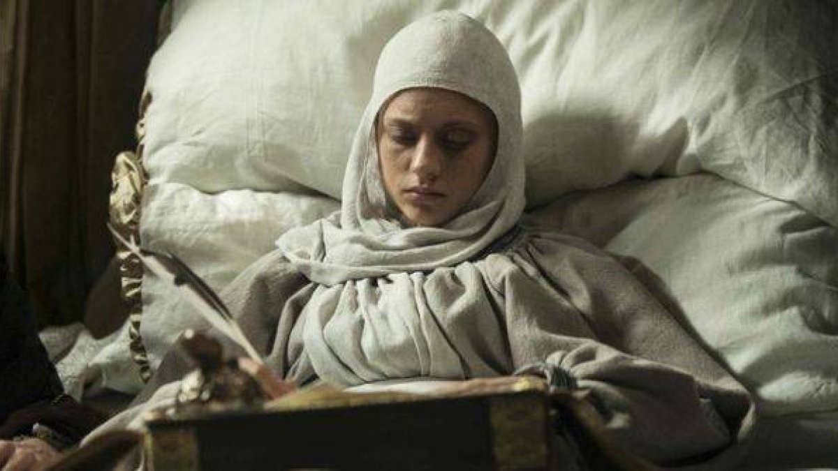 Michelle Jenner, en el último episodio de 'Isabel'.