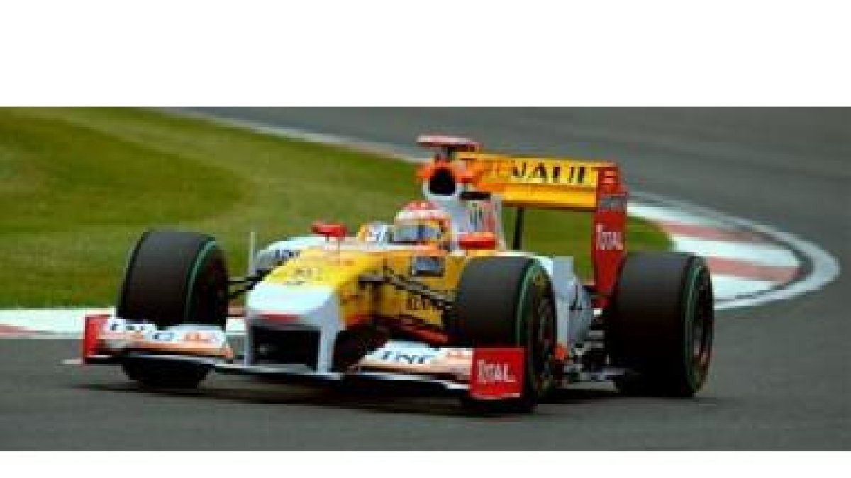 Alonso, en la carrera de hoy