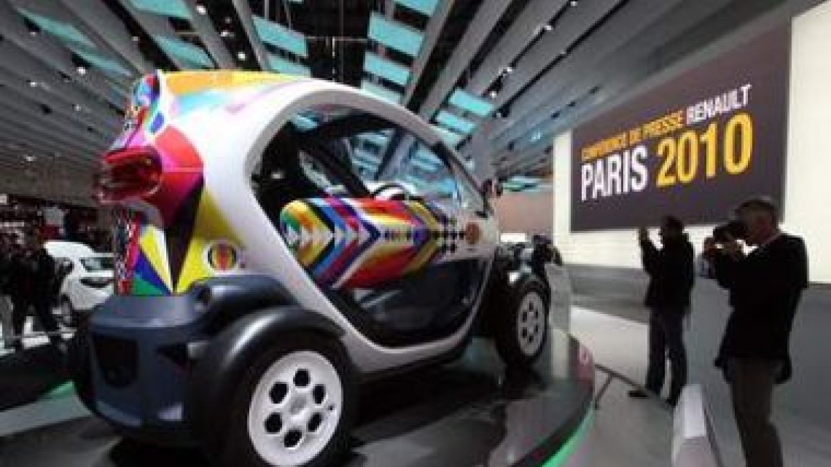 Un prototipo del coche eléctrico de Renault.
