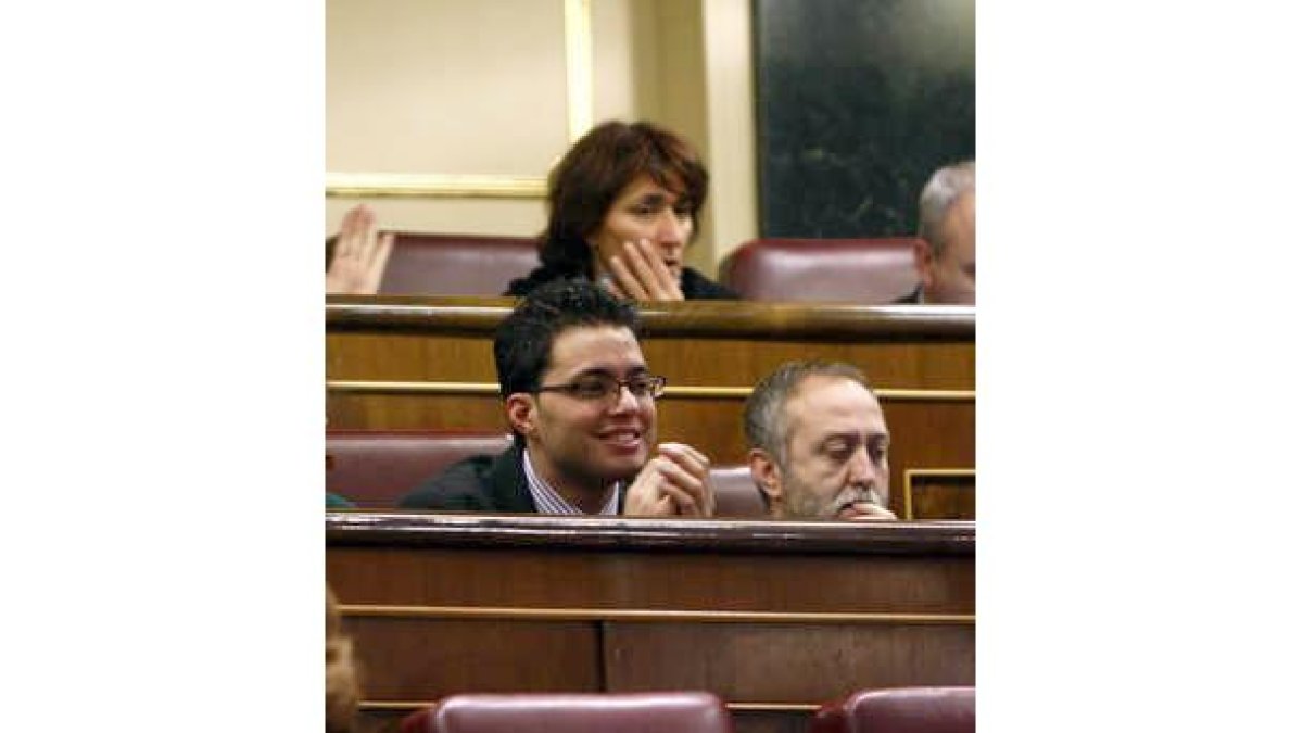Diego Moreno, en una foto en el Congreso.