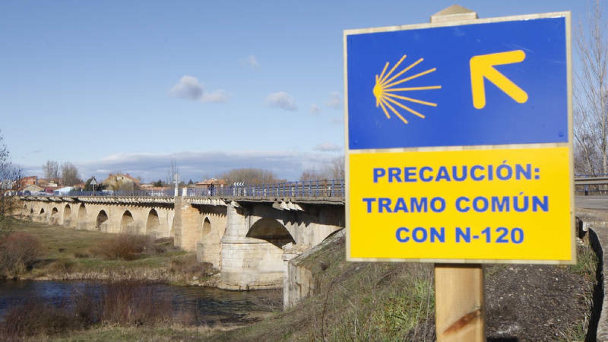 El punto negro más conflictivo del Camino, en Puente Villarente.