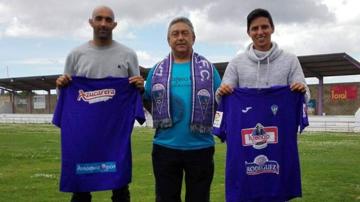 Pablo Huerga, a la derecha, y Carlos Delgado, a la izquierda. DL