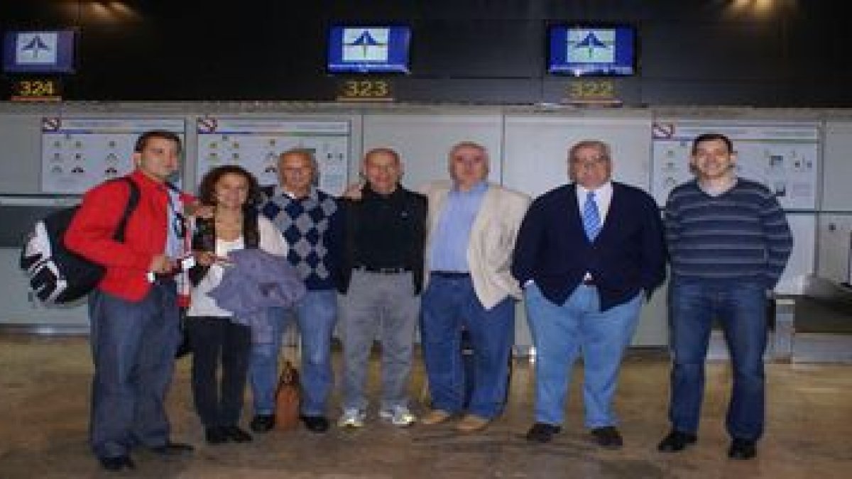 Optimismo e ilusión en la delegación berciana que llegó a Melbourne