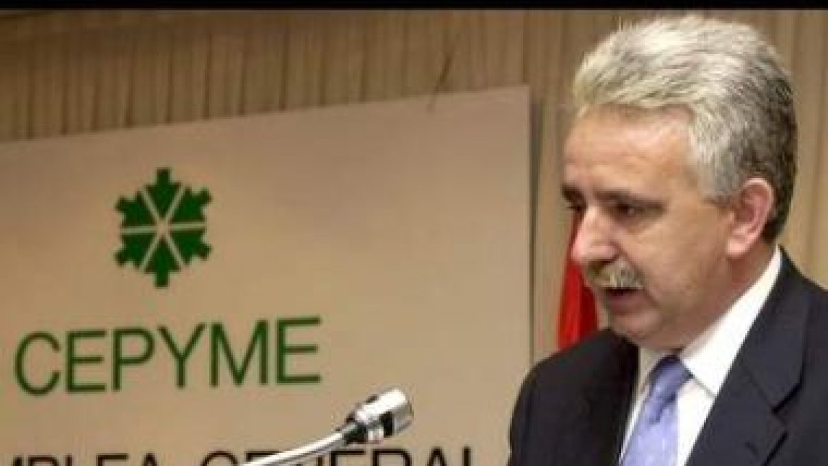 El presidente de Cepyme, Jesús Bárcenas.