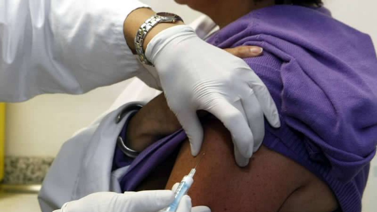 Una imagen obtenida durante la campaña de vacunación contra la gripe A.