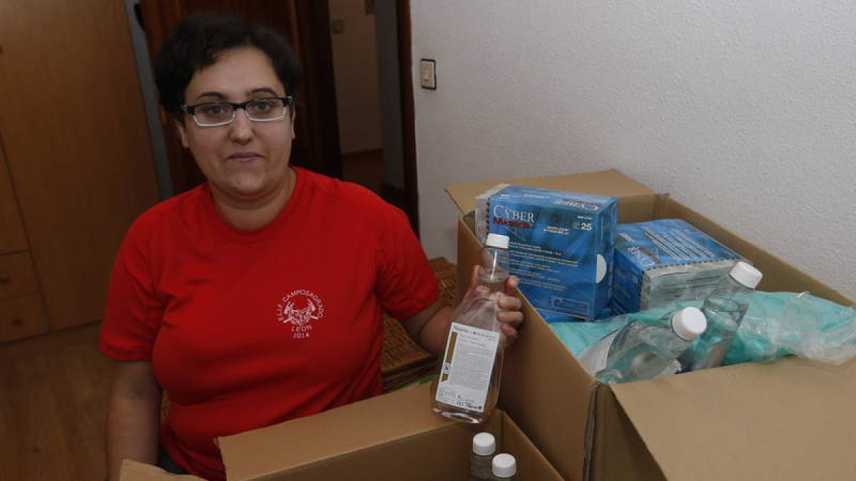 Productos recogidos y preparados para enviar