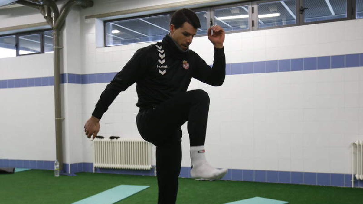 Javier Ballesteros se pone a punto para volver al equipo lo antes posible