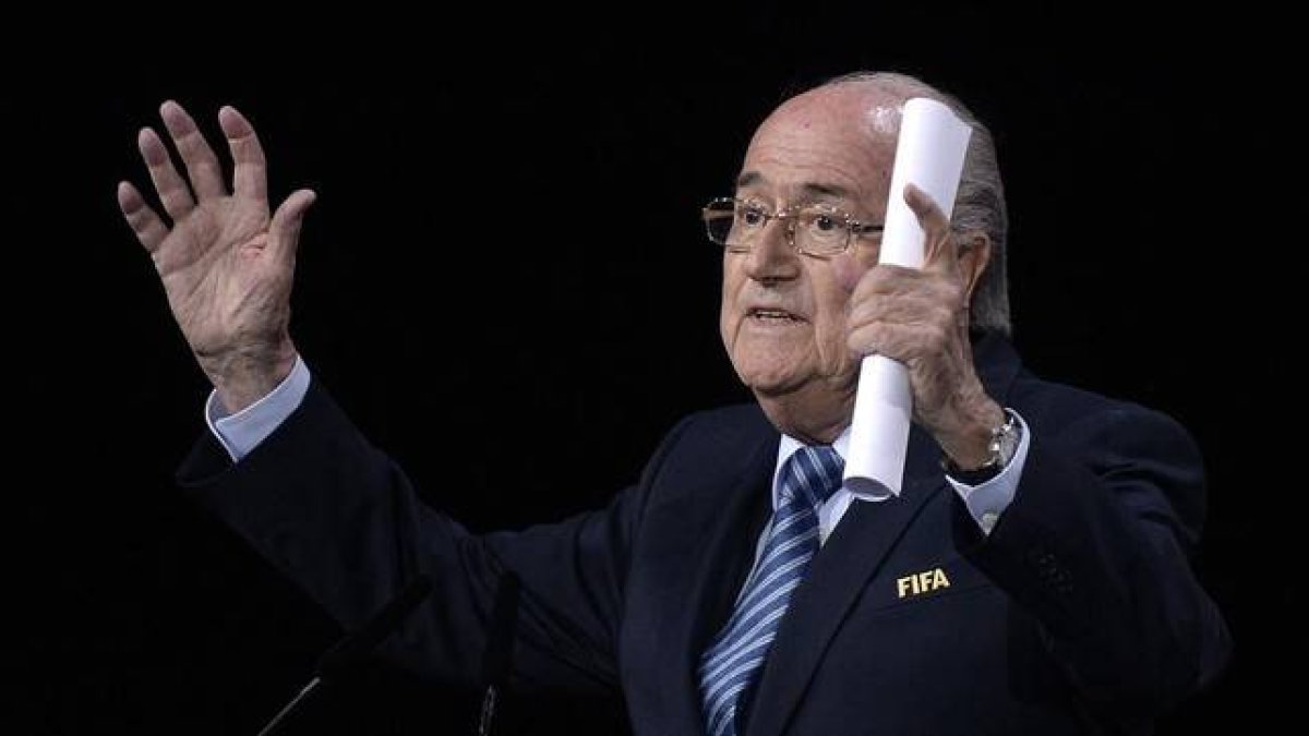 Josep Blatter, en Zúrich