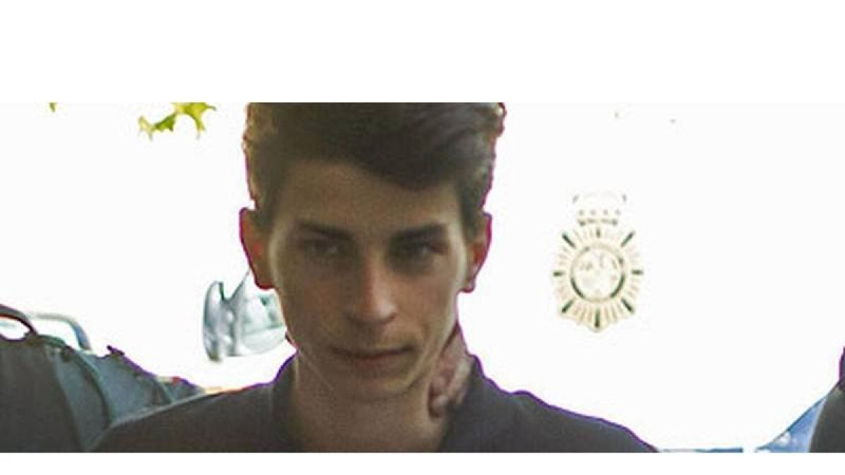 Andreu Coll esposado, el pasado viernes.
