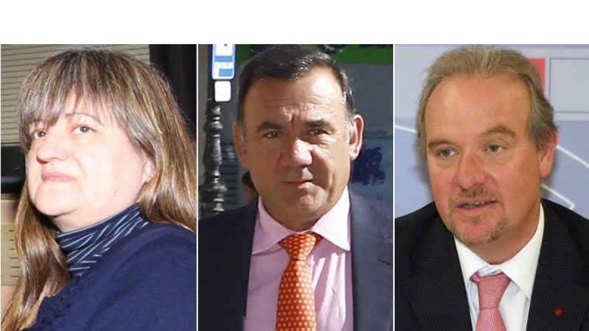 Olga Palacio, Marcos García y José Francisco Martín.