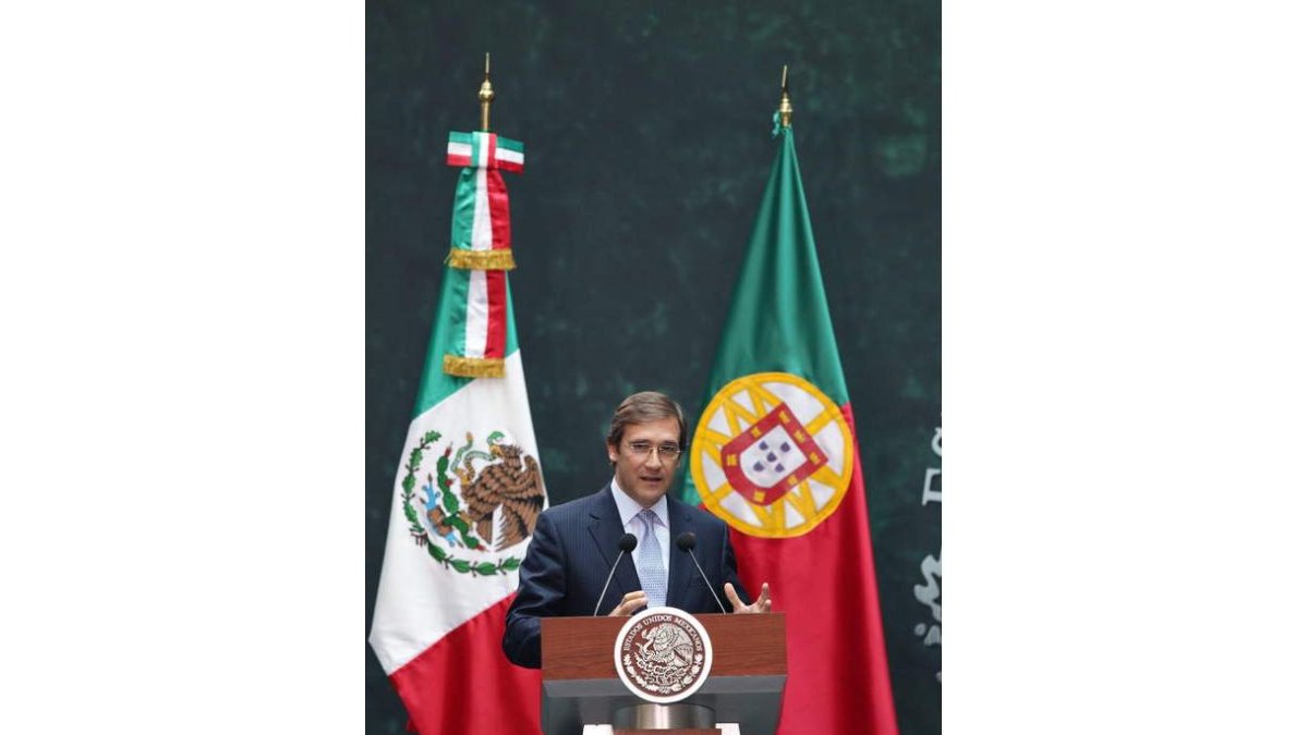 El primer ministro de Portugal está de viaje en México.