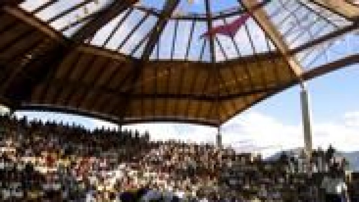 El espectacular recinto de Riaño será hoy el escenario del Provincial