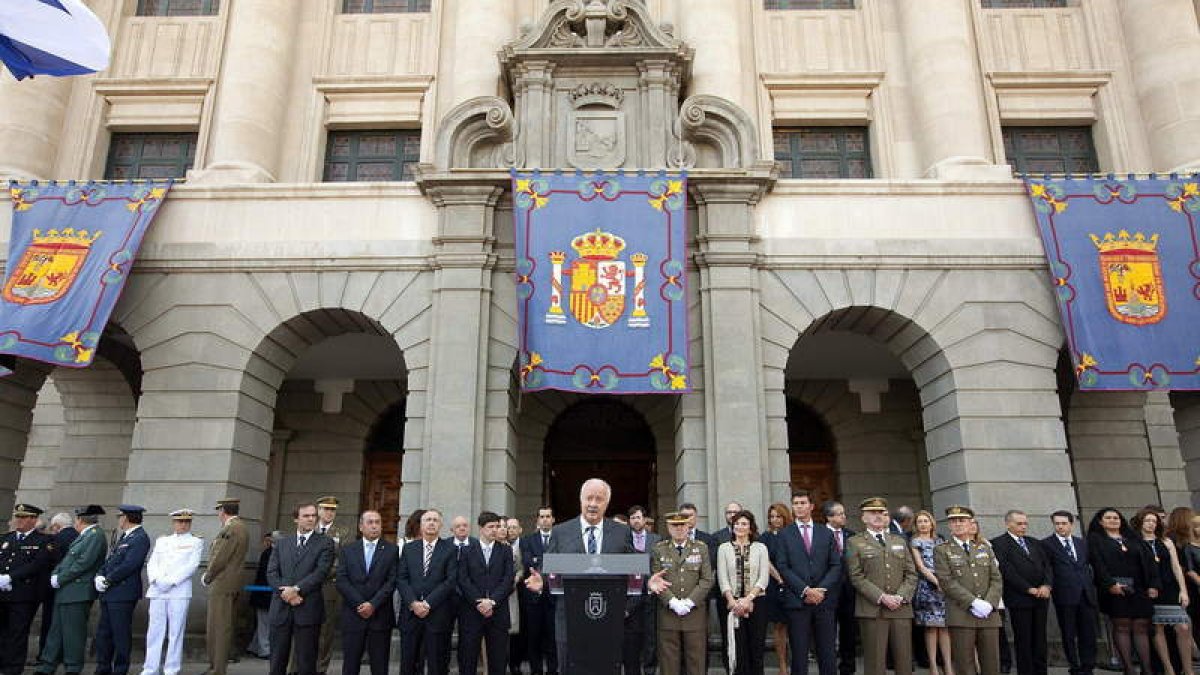 Un momento del acto conmemorativo de los cabildos celebrado recientemente.