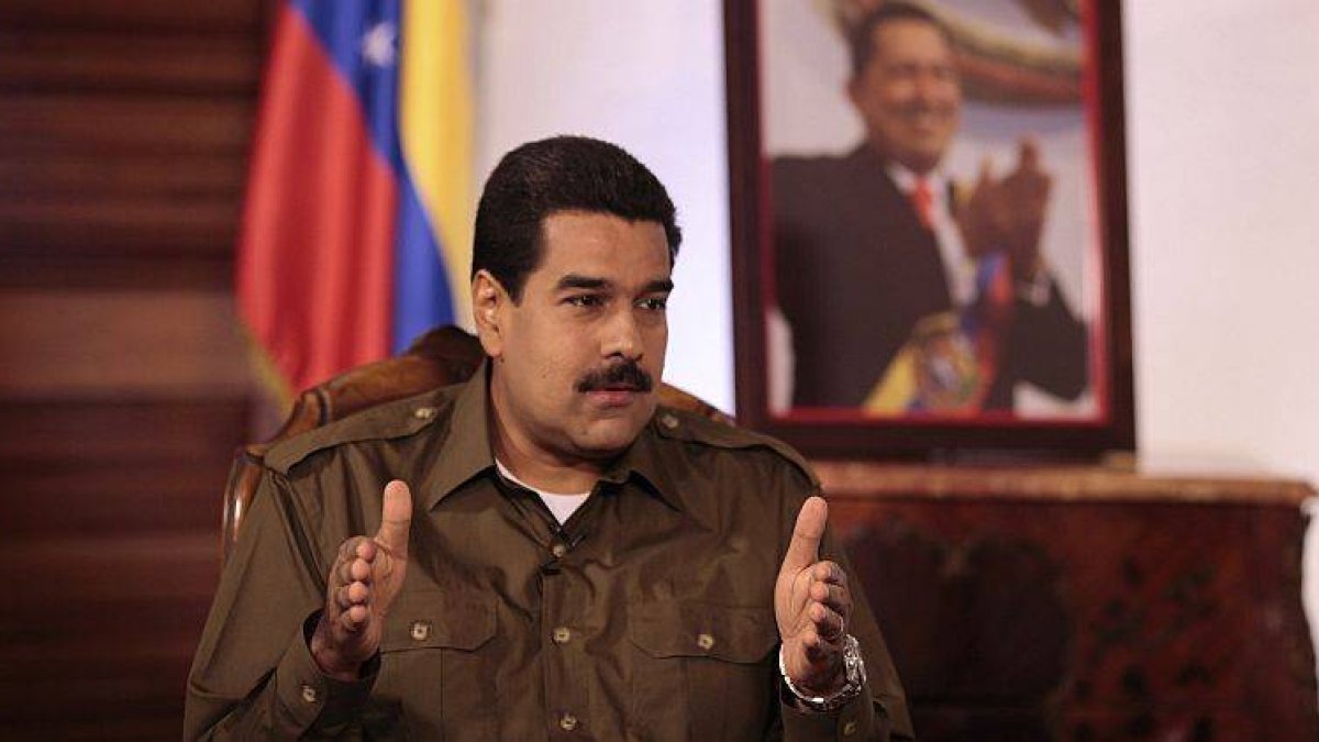 Maduro se dirige al pueblo venezolano desde la televisión.