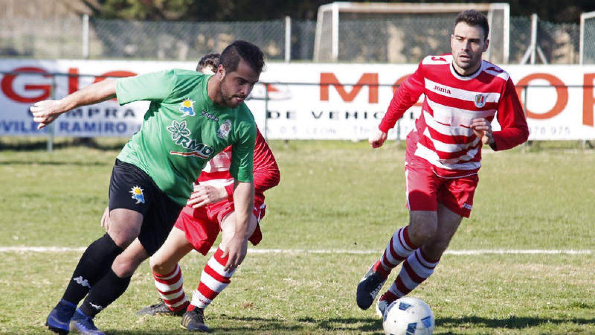 El equipo leonés sumó tres puntos de oro. F. OTERO PERANDONES