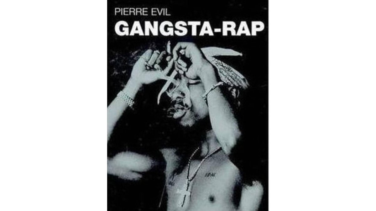 Portada del libro de Pierre Evil, 'Gangsta rap'.