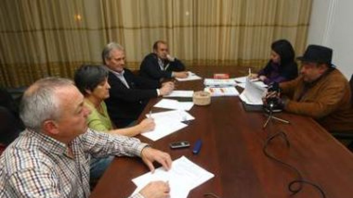 El alcalde de Balboa en la última sesión mancomunal.