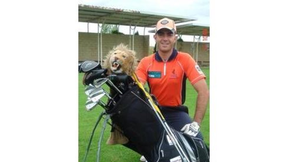 El golfista leonés Jorge García está realizando una espléndida temporada